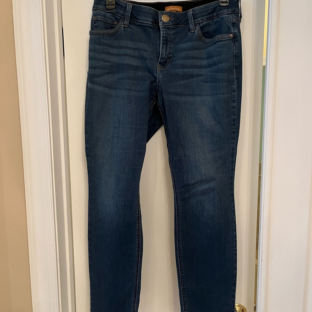 reCreation Women's Deep Blue Straight leg Jeans